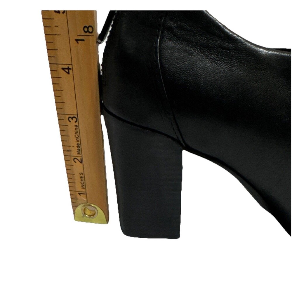 Eileen Fisher Women Leather Ankle Boots Size 9 Black Zip Dress Work Shoes - Picture 15 of 16